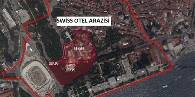 Beşiktaş'taki Swiss Otel arazisinin satışına onay