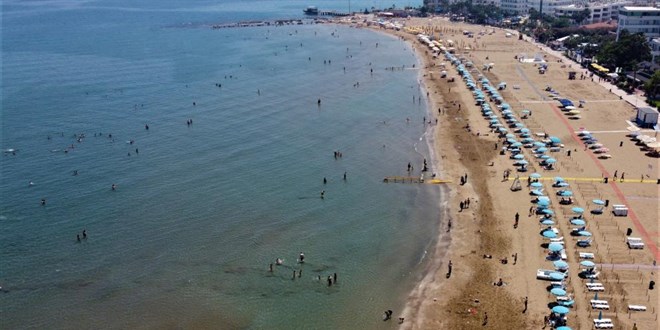 Sıcak hava bastırdı, sahillerde yoğunluk başladı