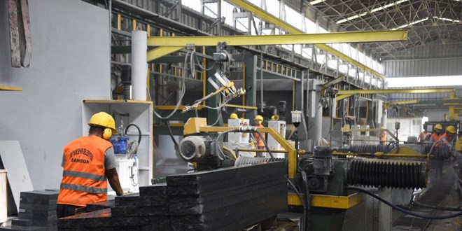 Samsun Büyükşehir Belediyesi doğal taşı işleyerek 17 milyon lira ciro yaptı