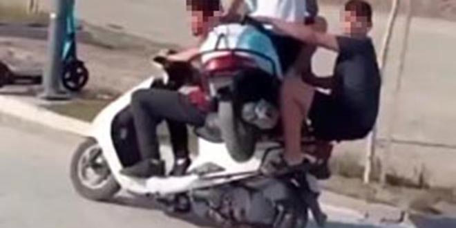Motosiklet üzerindeki motosikletli ile ölüme meydan okudular