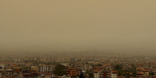 Meteorolojiden Suriye kaynaklı toz taşınımı uyarısı