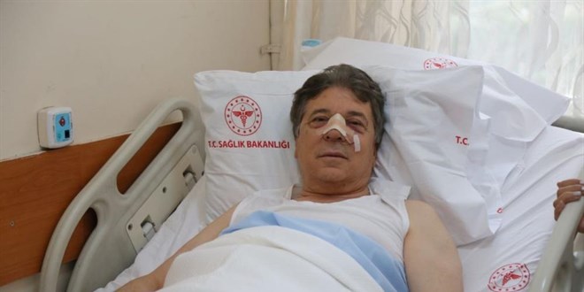 Saldırıya uğrayan Başkan Arslan burnundan ameliyat oldu
