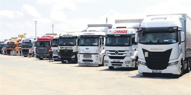 TIR şoförleri kameradan memnun
