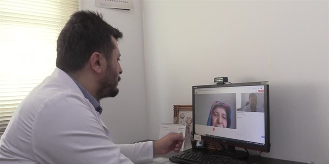 Aile hekimiyle uzaktan görüntülü görüşme dönemi