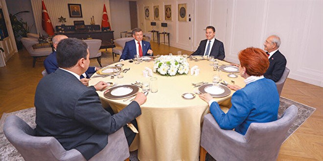 Areda Survey'in araştırması: 6'lı masadan ortak aday çıkmaz