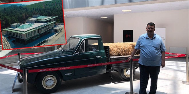 40 yıl önce saman yüklü kamyonetle geldiği şehirde, üniversite kurdu