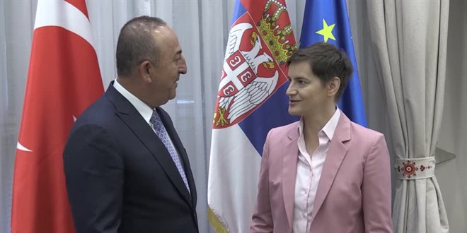 Dışişleri Bakanı Çavuşoğlu Sırbistan'da temaslarda bulundu