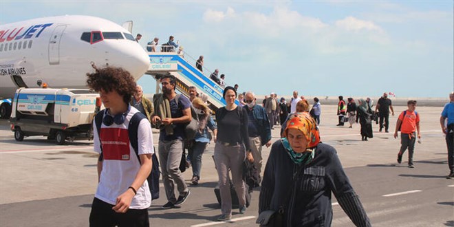 Rize-Artvin Havalimanı'nı kullanan yolcu sayısı belli oldu