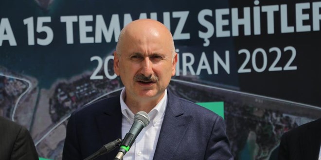Bakan Karaismailoğlu: 15 Temmuz Şehitler Köprüsünü 2023'te açacağız