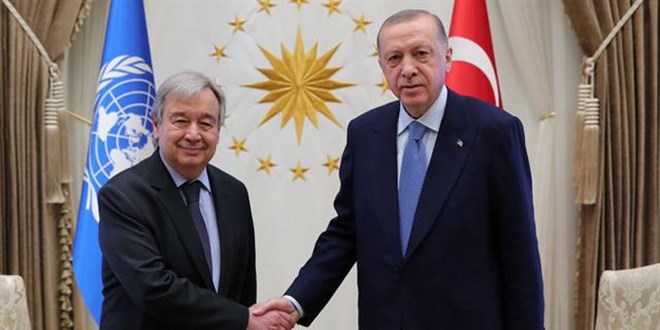 Erdoğan, BM Genel Sekreteri Guterres ile telefonda görüştü