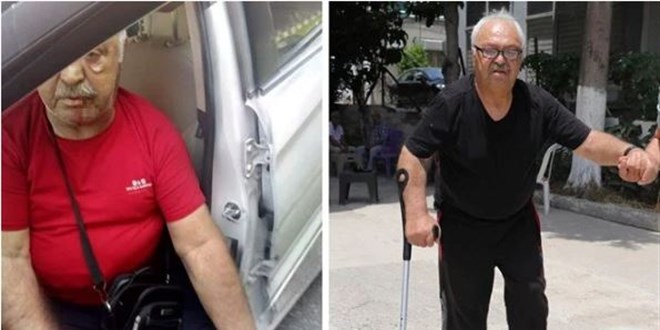 Otobüs şoförü, trafikte tartıştığı engelli Kıbrıs gazisini dövdü