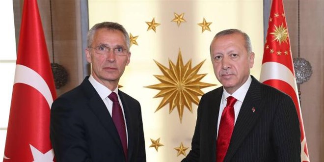 Cumhurbaşkanı Erdoğan Stoltenberg ile görüştü