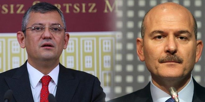 Bakan Soylu, CHP'li Özel'e 1 milyon liralık tazminat davası açtı