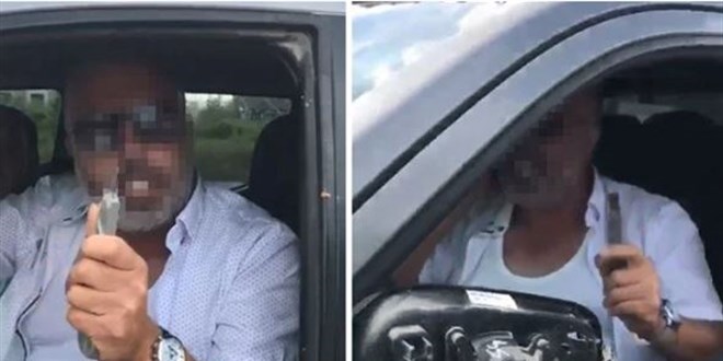 Trafikte tartıştığı 3 kişiyi falçatayla yaraladı: 'Doğrarım' diye tehdit etti