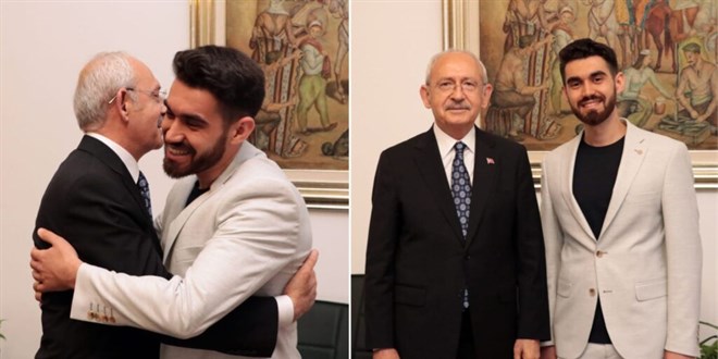 Tahliye edilen askeri öğrenci Kılıçdaroğlu'nu ziyaret etti