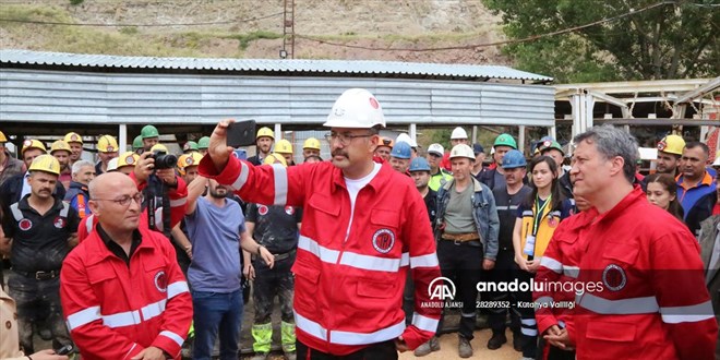 Bakan Soylu, Kütahya'da maden kazası tatbikatına katılan ekiplere telefonla seslendi