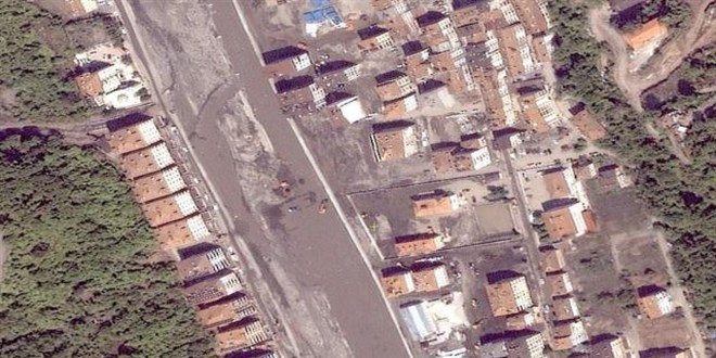 Kastamonu'daki sel felaketi Göktürk-1 Uydusu'nda