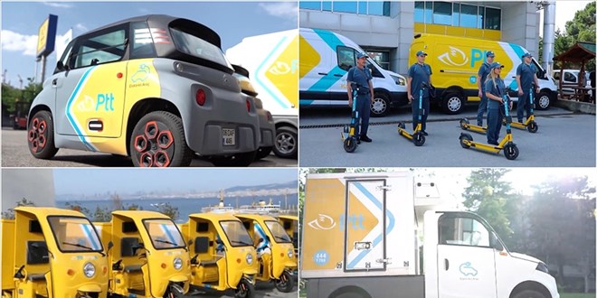 PTT, elektrikli dağıtım araçları sayısını her geçen gün arttırıyor