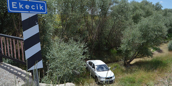 Sürücüsünü arı sokan otomobil şarampole düştü: 4 yaralı
