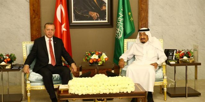 Cumhurbakan Erdoan, Suudi Arabistan Kral ile grt