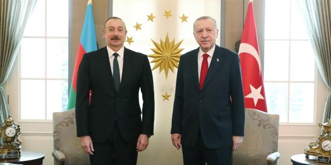 Cumhurbakan Erdoan ve Aliyev telefonda grt