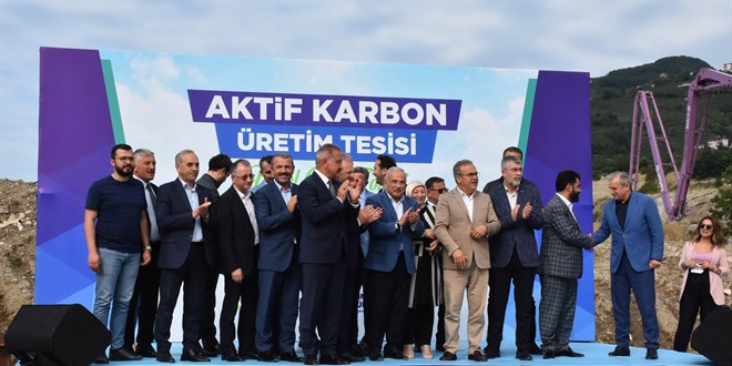 Ordu'da fındık kabuğundan üretilecek aktif karbon tesisinin temeli atıldı