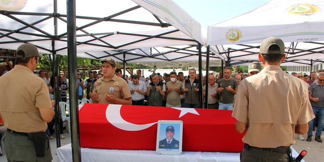 Muğla'da hayatını kaybeden orman muhafaza memuru için tören düzenlendi
