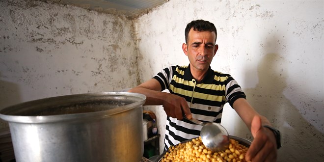 Gaziantep'in 'fast food'u': nohut dürümü