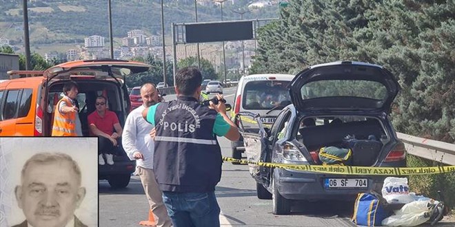 Stepneyi çıkarırken önce kamyonet sonra otomobil çarptı