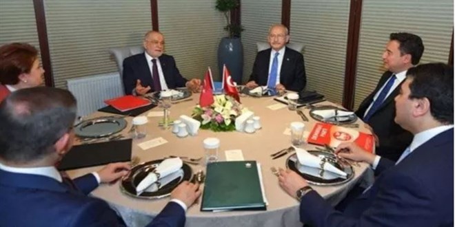 Altılı Masa'nın 6. toplantısı için liderler SP'de