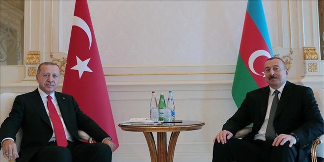 Cumhurbaşkanı Erdoğan Aliyev ile görüştü