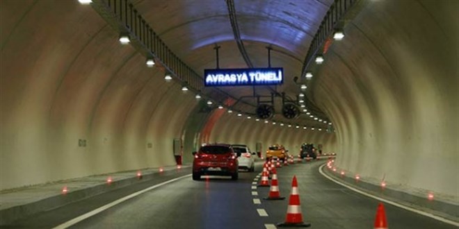 Avrasya Tüneli'nde 67 bin 982 araçla günlük geçiş rekoru kırıldı