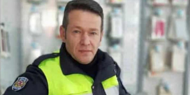 Trafik polisi tedavi gördüğü hastanede hayatını kaybetti