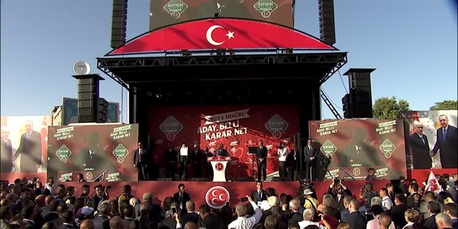 Bahçeli: 2023'de Cumhurbaşkanı adayımız Sayın Recep Tayyip Erdoğan'dır