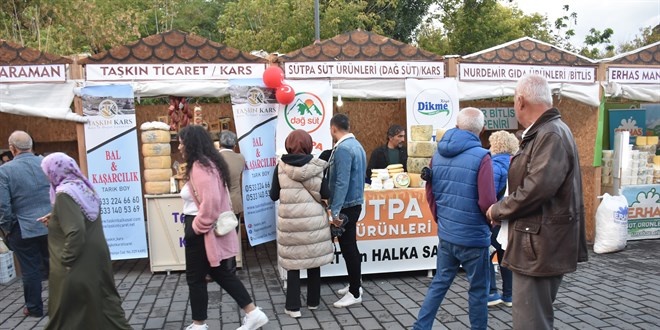 Trkiye'nin yresel peynirleri Kars'taki festivalde tantld