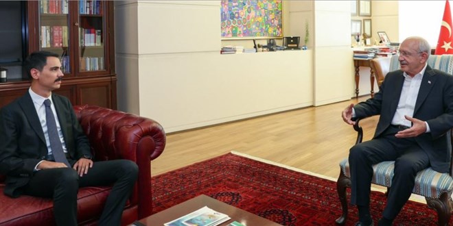 Kılıçdaroğlu, Muhsin Yazıcıoğlu'nun oğlu ile görüştü