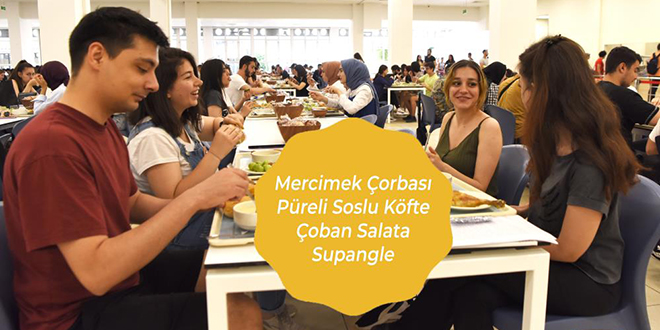 Üniversitede menü 50 bin öğrencinin katıldığı anketle belirlendi