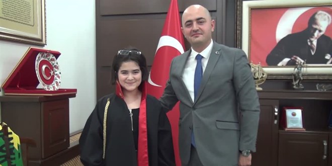 Osmaniye Başsavcısı Arısoy, başsavcı olmak isteyen şehit kızına mesleği anlattı