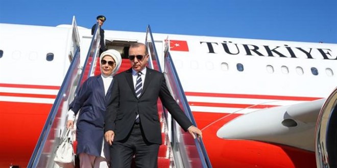 Cumhurbakan Erdoan, ekya'daki temaslarnn ardndan yurda dnd