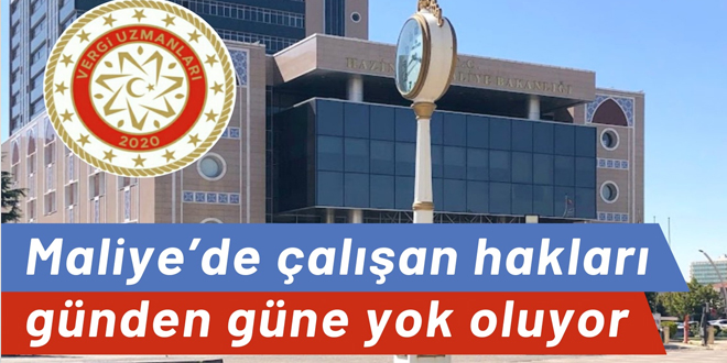 Maliye çalışanları değişim istiyor!
