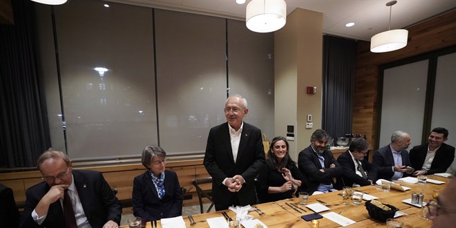 Kılıçdaroğlu, ABD'de ekonomist Acemoğlu ve bazı isimlerle görüştü