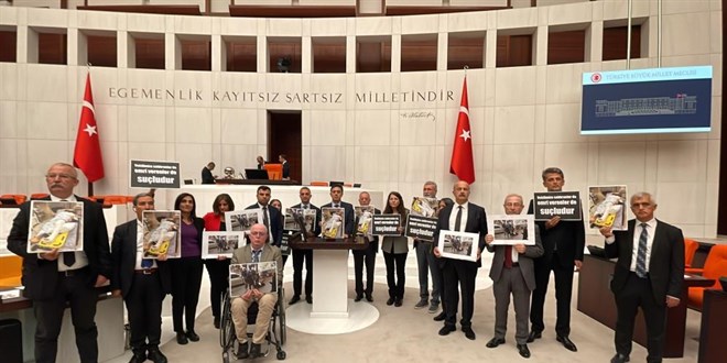HDP milletvekillerinden TBMM'de eylem