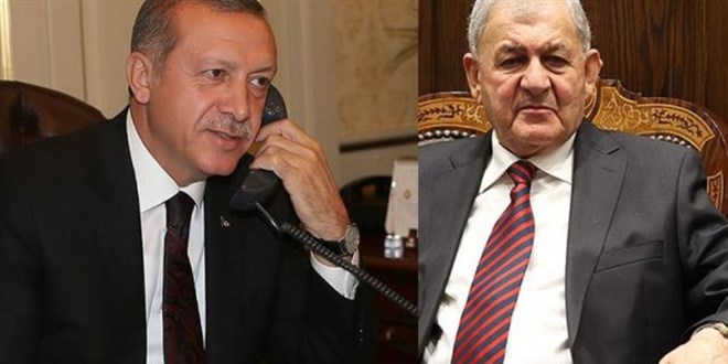 Cumhurbaşkanı Erdoğan, Irak Cumhurbaşkanı Abdullatif Reşid ile görüştü