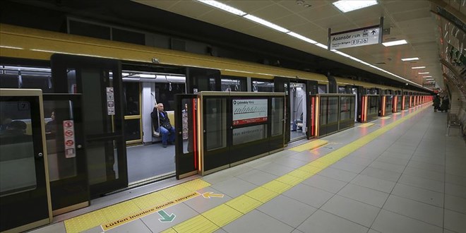Metro seferleri saat 23.00 itibarıyla Taksim istasyonundan aktarmalı yapılacak