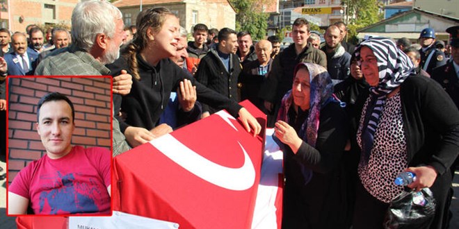 Kazada ölen uzman çavuş, askeri törenle toprağa verildi