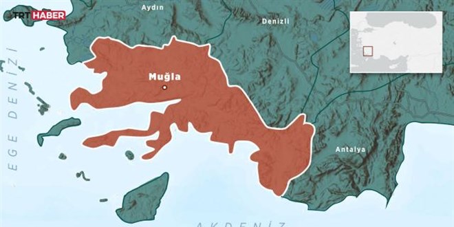 Datça açıklarında 4,1 büyüklüğünde deprem