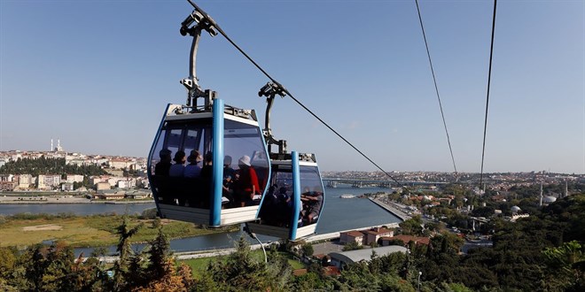 Eyüp-Piyer Loti teleferik hattı enerji kesintisi nedeniyle işletmeye kapatıldı