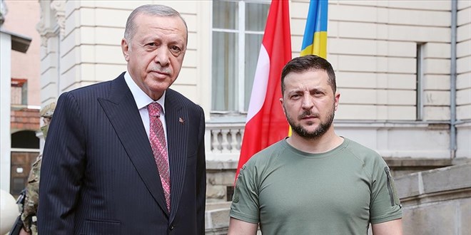 Erdoan, Ukrayna Devlet Bakan Zelenskiy ile telefonda grt