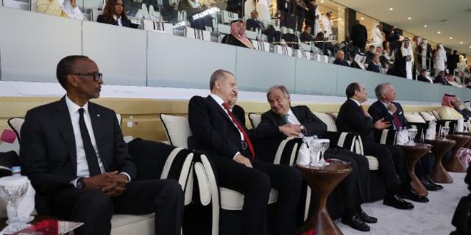 Erdoğan Dünya Kupası açılış törenine katıldı