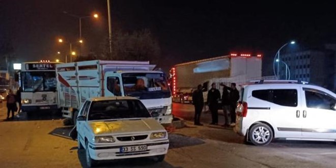 Mersin'deki zincirleme kazada 9 kii yaraland